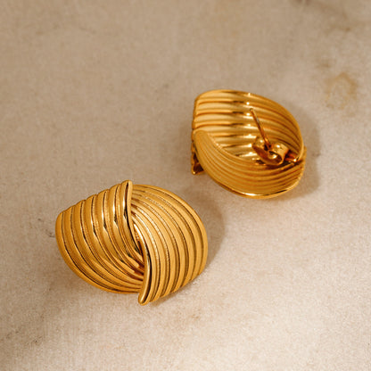 Ariane – Boucles d’Oreilles Tressées en Argent