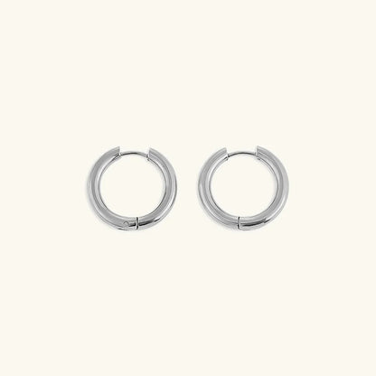 Auriane – Boucles Créoles Rondes Élégantes