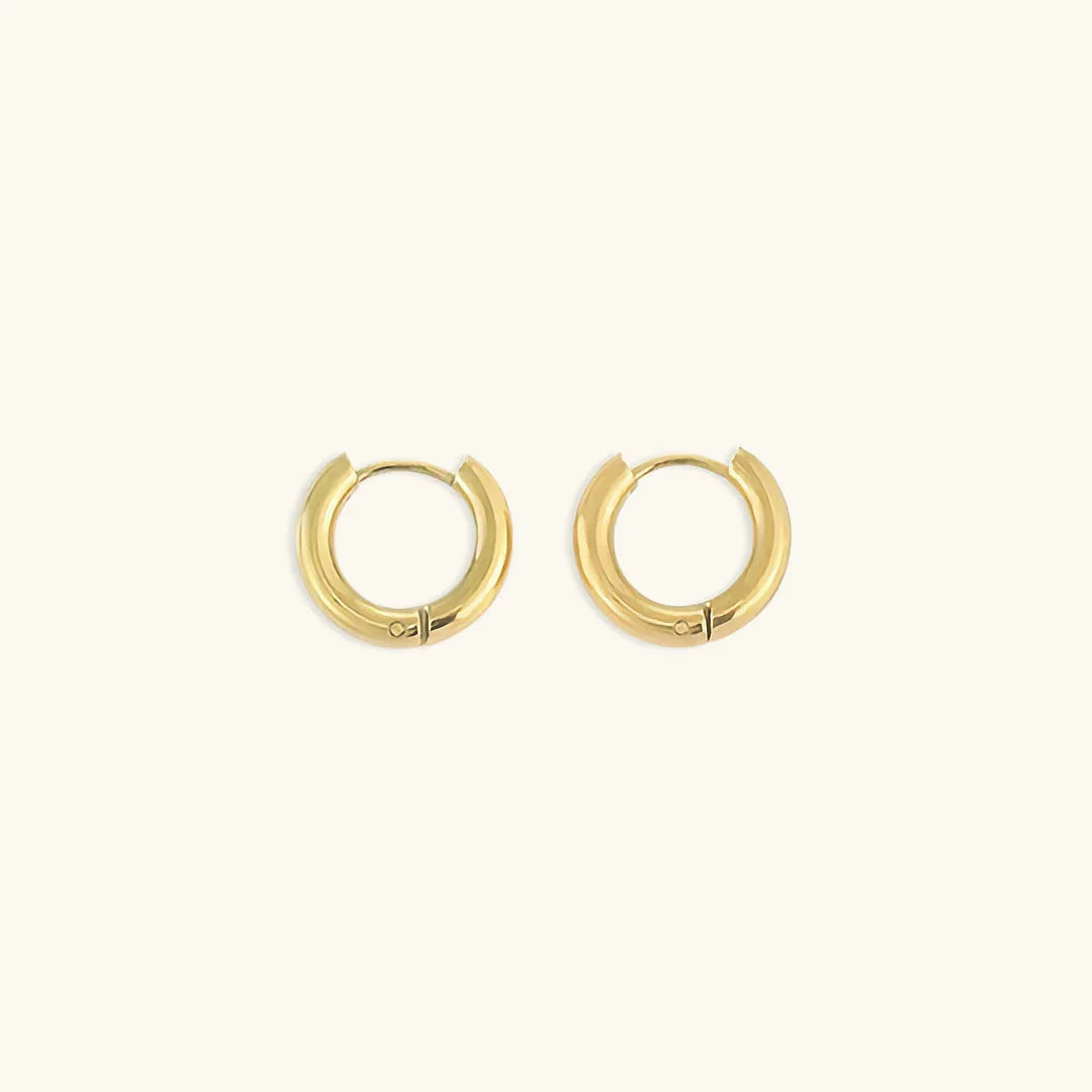 Auriane – Boucles Créoles Rondes Élégantes