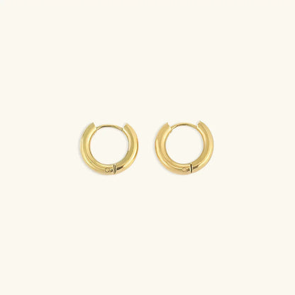 Auriane – Boucles Créoles Rondes Élégantes