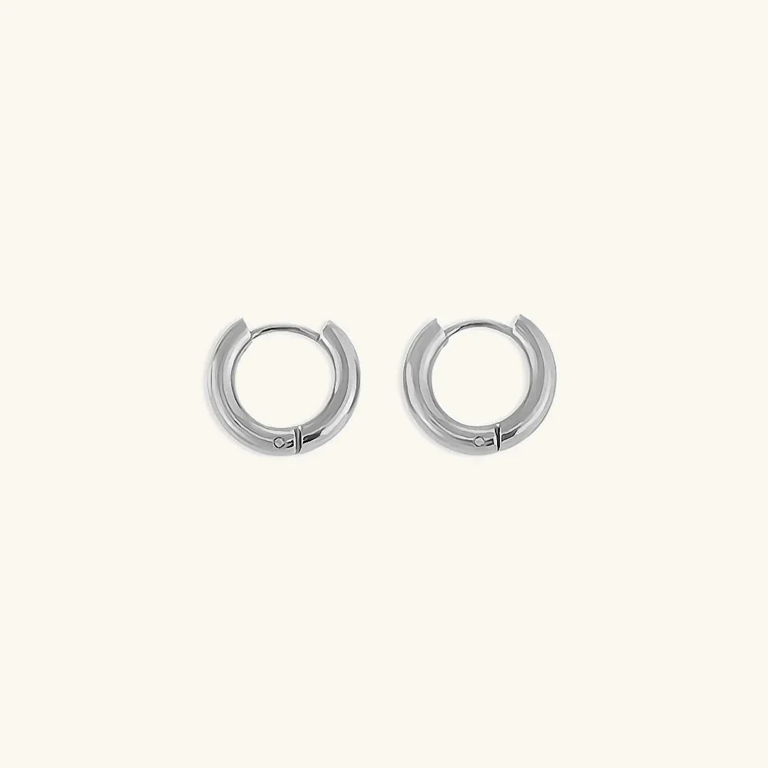 Auriane – Boucles Créoles Rondes Élégantes