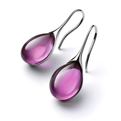 Rana – Boucles Pendantes en Cristal