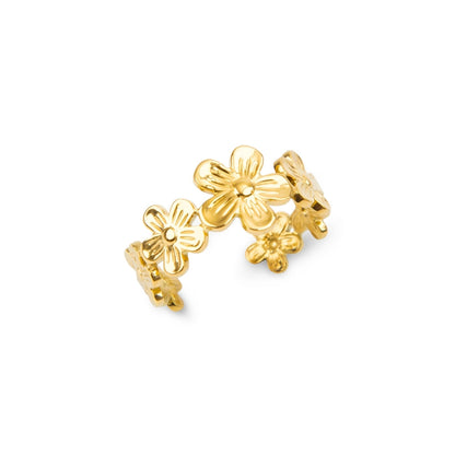 Jeziel – Bague Fleur Élégante