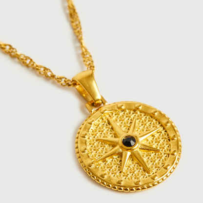 Celina – Collier en Acier Inoxydable avec Zircon