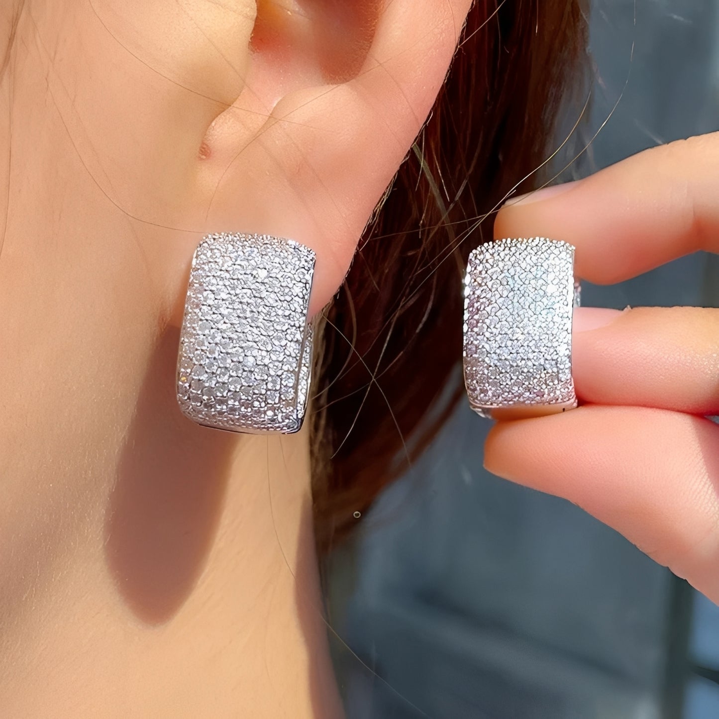 Amaya – Boucles Zircon Brillance Totale