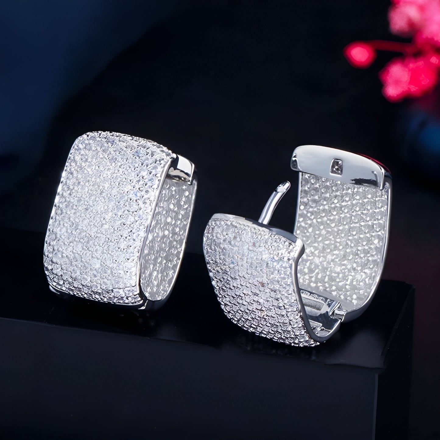 Amaya – Boucles Zircon Brillance Totale