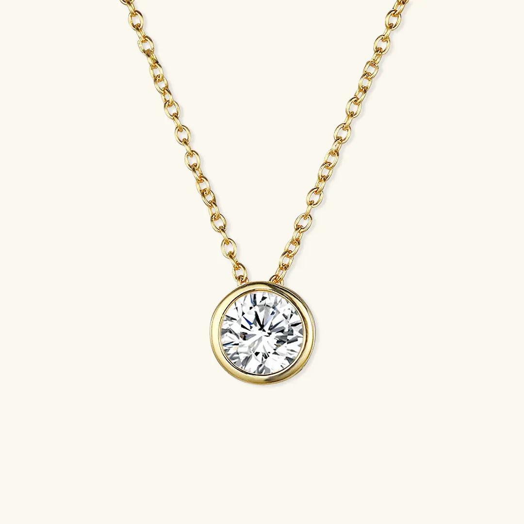 Daniella – Collier Or avec Pierre Symbolique