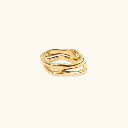 Dianne – Bague Dorée Superposable Chic