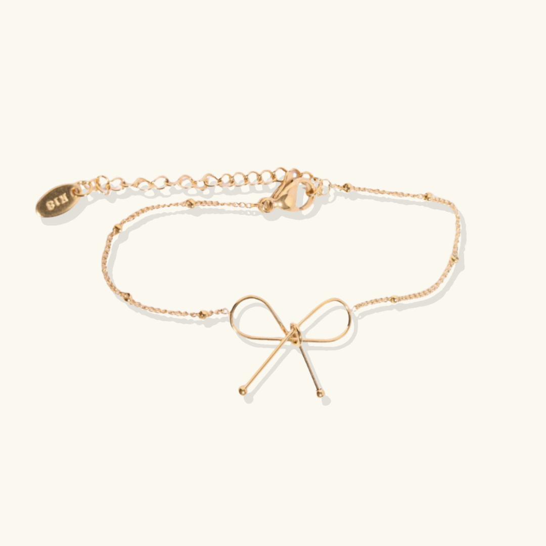 Faye – Bracelet Nœud Fin et Élégant