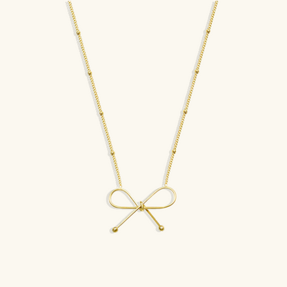 Fendi – Collier Nœud Fin et Délicat
