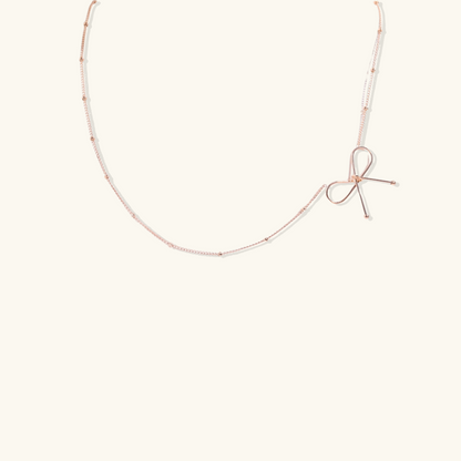Fendi – Collier Nœud Fin et Délicat