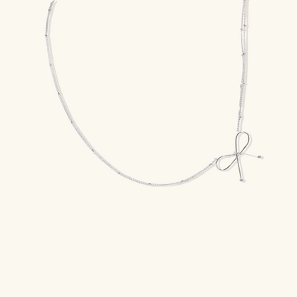 Fendi – Collier Nœud Fin et Délicat
