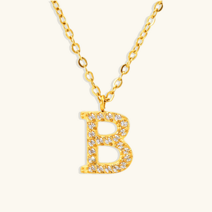 Flora – Collier Lettre Fin et Élégant