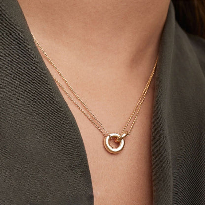 Airi – Collier Anneaux Entrelacés