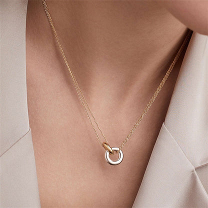 Airi – Collier Anneaux Entrelacés