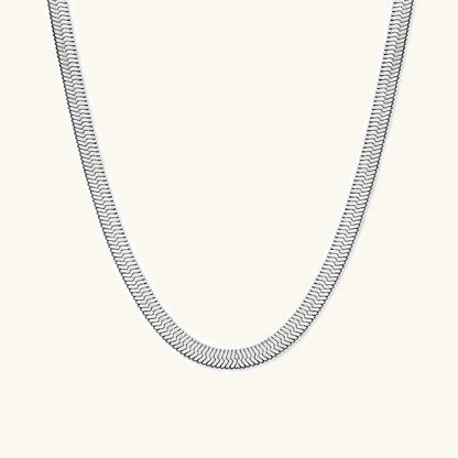 Elysian – Collier Herringbone Doré Chic