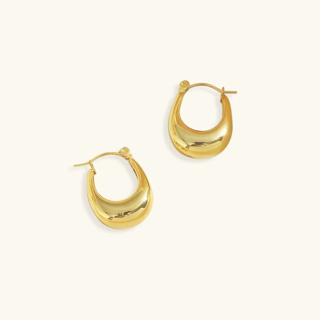 Evie – Boucles Créoles avec Zirconium