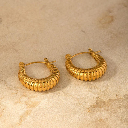 Chiara – Boucles d’Oreilles Chic à Motif Damier