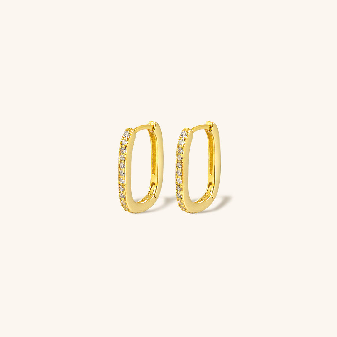 Lara – Boucles d’Oreilles Ovales Élégantes