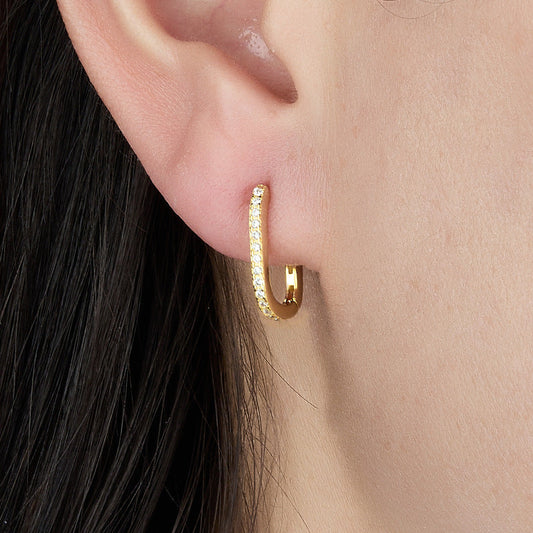 Lara – Boucles d’Oreilles Ovales Élégantes