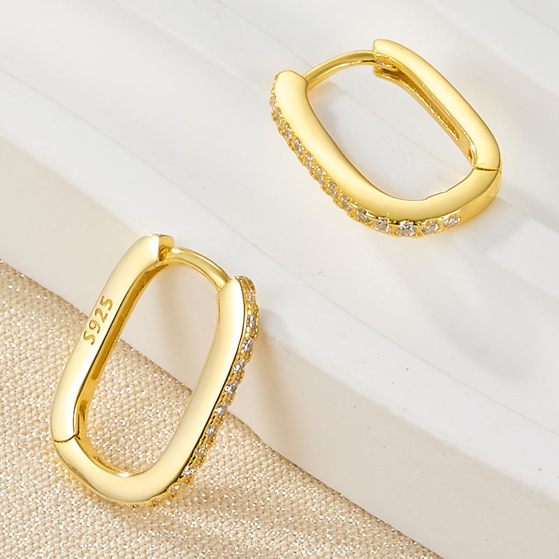 Lara – Boucles d’Oreilles Ovales Élégantes
