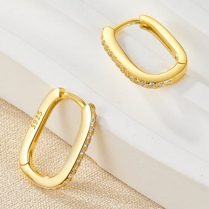 Lara – Boucles d’Oreilles Ovales Élégantes
