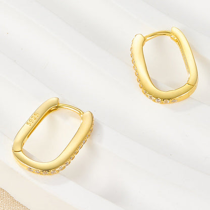 Lara – Boucles d’Oreilles Ovales Élégantes