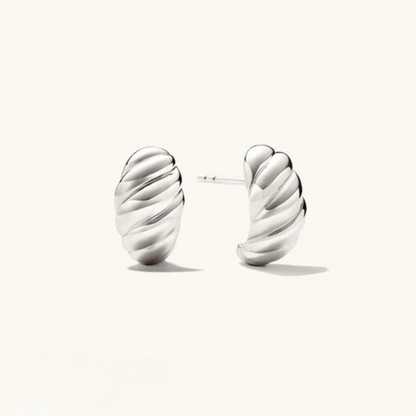 Ellie – Boucles d’Oreilles Croissant Doré
