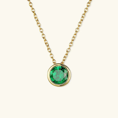 Daniella – Collier Or avec Pierre Symbolique