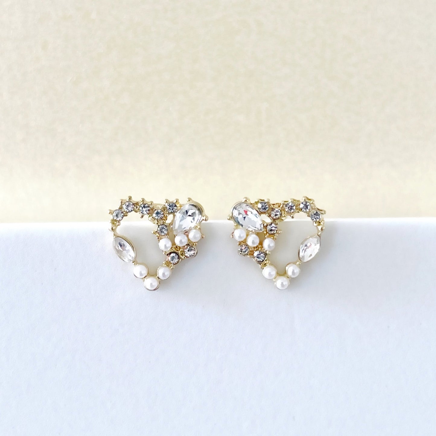 Ciara – Boucles d'oreilles perles et cristaux
