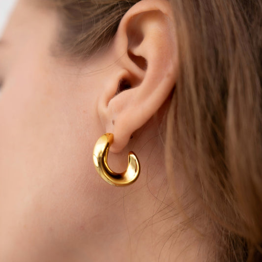 Terra – Boucles d'oreilles Courbe Sirène
