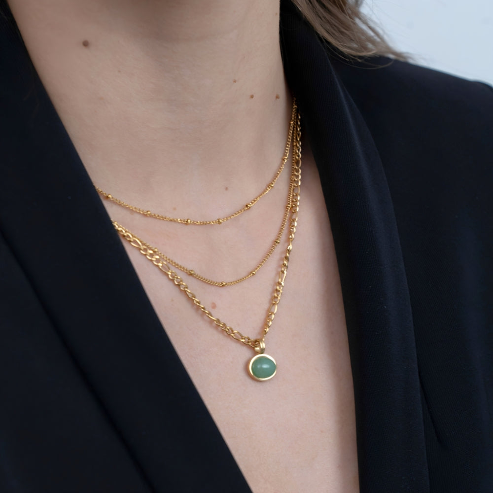 Taylor – Collier Figaro avec Pierre Jade