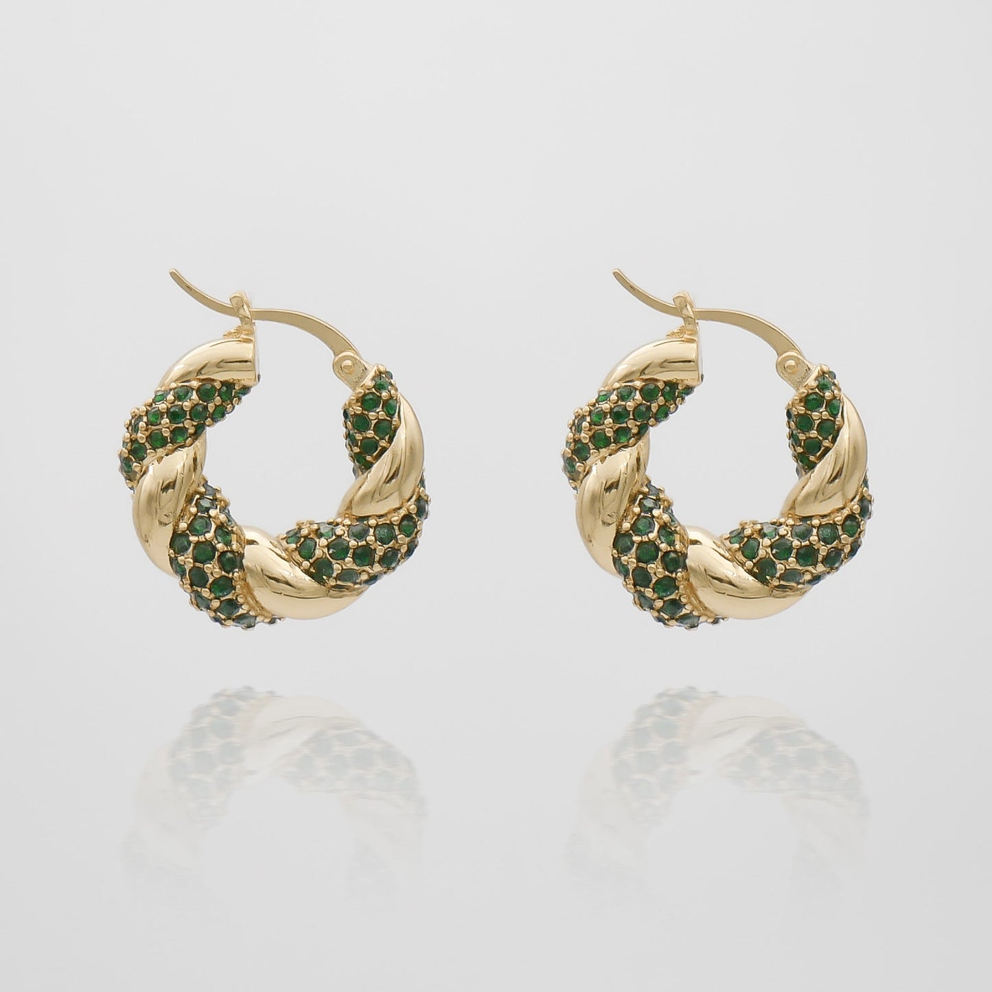 Gia – Boucles d’Oreilles Torsadées
