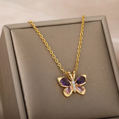 Eliane – Collier Papillon Héritage Éternel
