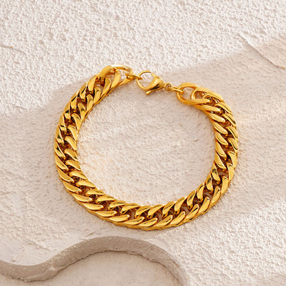 Sergio – Bracelet Stylé en Acier Inoxydable pour Homme