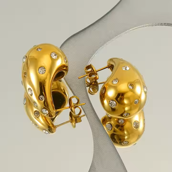 Zivia – Boucles d’Oreilles Puces Élégantes Femme