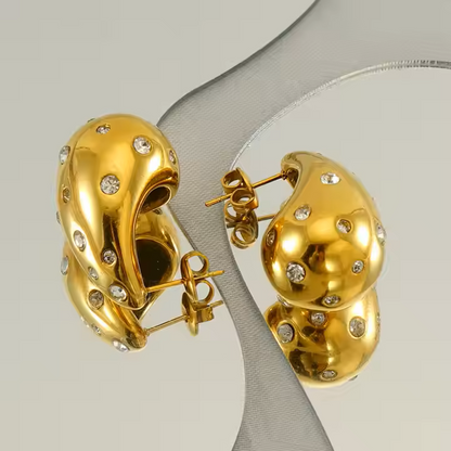 Zivia – Boucles d’Oreilles Puces Élégantes Femme