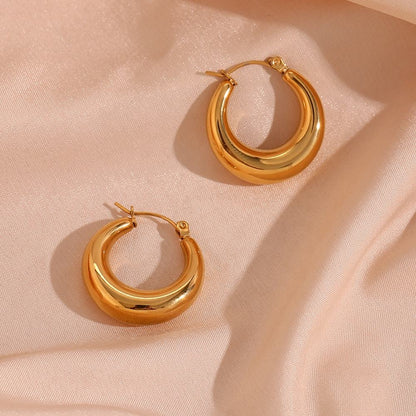 Calista – Boucles d’Oreilles Rondes Géométriques Femme