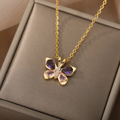 Eliane – Collier Papillon Héritage Éternel