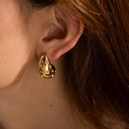 Zivia – Boucles d’Oreilles Puces Élégantes Femme