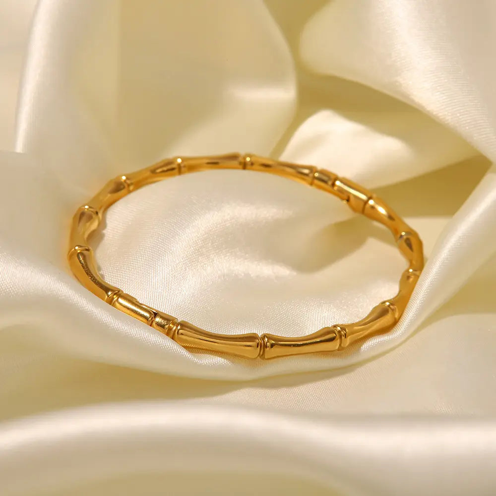 Blessy – Bracelet Élégance Naturelle en Bambou
