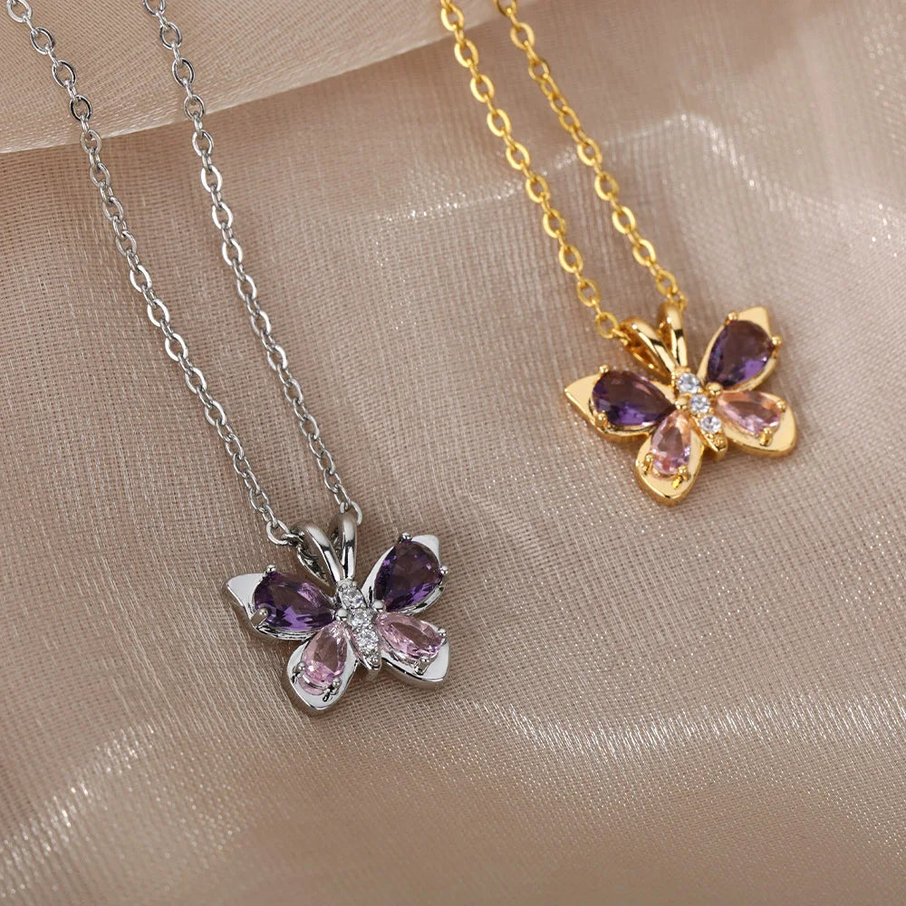 Eliane – Collier Papillon Héritage Éternel
