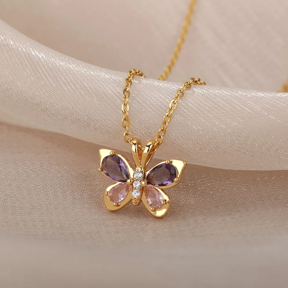 Eliane – Collier Papillon Héritage Éternel