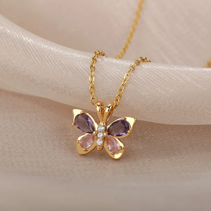 Eliane – Collier Papillon Héritage Éternel