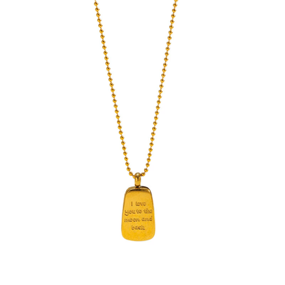 Evanne – Collier Pendentif Acier Élégance Moderne