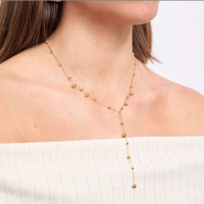 Marina – Collier Pampille à Perles Rondes