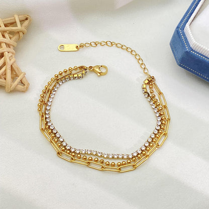 Lumen – Bracelet multicouche en acier