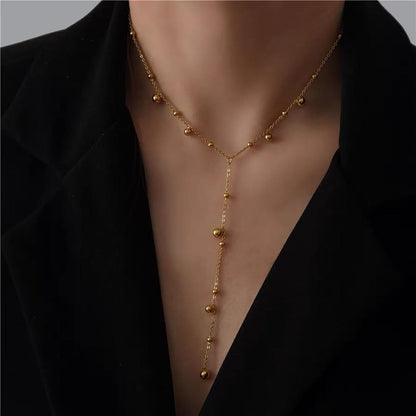 Marina – Collier Pampille à Perles Rondes