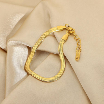 Marceau – Bracelet Chaîne Herringbone