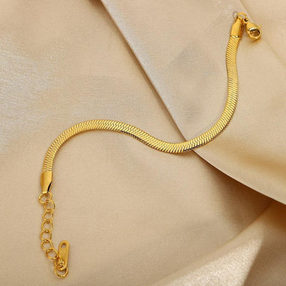 Marceau – Bracelet Chaîne Herringbone